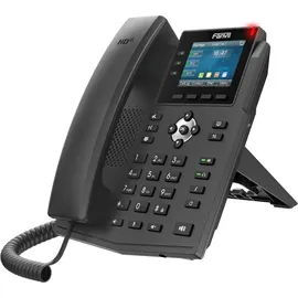 Fanvil X3U, IP-Telefon, Schwarz, Kabelgebundenes Mobilteil, Im Band, Out-of band, SIP-Info, 6 Zeilen