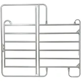 Kerbl Panel - Zaunelement 2,4 m mit Tor (incl. Kettenverschl.)