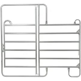 Kerbl Panel - Zaunelement 2,4 m mit Tor (incl. Kettenverschl.)