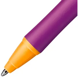 Stabilo Kugelschreiber pointball orange, Schreibfarbe: lila