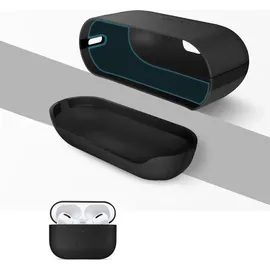 TECH-PROTECT NaturalFit Lederhülle für AirPods Pro 3 mit Trageband Schwarz
