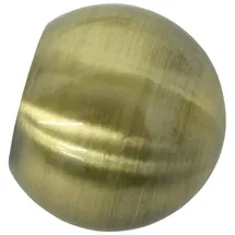GARDINIA Endknopf Memphis Kugel Messing-Antik 2-er Pack