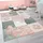 Paco Home - Kinder Teppich Kinderzimmer Bunt Rosa Schmetterlinge Karo Muster Punkte Blumen 80x150 Cm