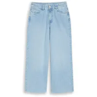Tom Tailor DENIM Damen TTMIJA CULOTTE Jeans, blau, Uni, Gr. XL