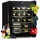 Klarstein Shiraz 16 Uno Weinkühlschrank 42l Touch-Bedienfeld 131W 5-18°C Schwarz