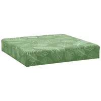VidaXL Palettenkissen Blattmuster 60x60x8 cm Oxford-Gewebe