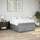 vidaXL Boxspringbett mit Matratze Hellgrau 140x200 cm Stoff