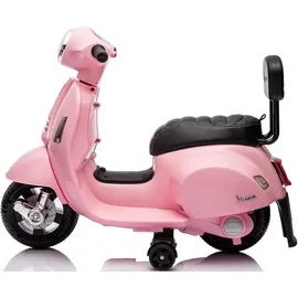 SUN BABY Vespa Elektroroller Kinderfahrzeug rosa (Rückenlehne)