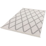 SCHÖNER WOHNEN Teppich »Summer 6352«, rechteckig, In- und Outdoor geeignet, Hoch Tief Struktur, Robuster Teppich, grau