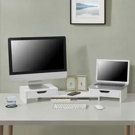 [en.casa] Marttila, Monitor Erhöhung, Weiss