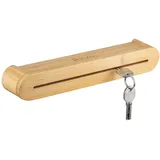 eluno Schlüsselbrett,, Braun, Holz, 29.5x5x5 cm, Garderobe, Schlüsselboards & -kästen