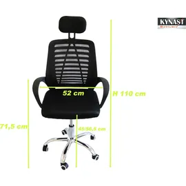 Kynast Bürostuhl Ergonomisch Schwarz