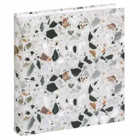 Walther FA-298-2 Memo-Album Terrazzo,stone black 30x30 cm