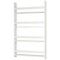 [en.casa] Kinderregal Sotenäs 120x74x10cm Weiß
