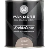 Wanders Shabby Chic Kreidefarbe 750 ml - Alter Kork/Helles Taupe - Küchenmöbellack und Möbelfarbe ohne Schleifen. Chalk Paint, für Holz & mehr. Hohe Deckkraft, schnell trocknend