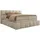 MKS Meble MKS Boxspringbett 160 x 200 mit bettkasten NIRA KING, Polsterbett 7 Zonen Multipocket-Matratze und Topper, Doppelbett - Beige Velvet - H3 - Beige