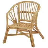 vertbaudet Kindersessel Kinderzimmer Sessel aus Rattan BOHO weiß