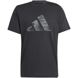 adidas Train Essentials Camo Graphic, BLACK, S