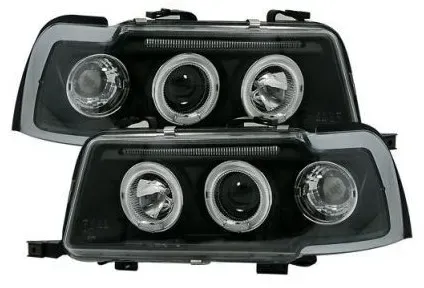 Kristall-Scheinwerfer für Audi 80 B4 (1991–1996) – schwarz