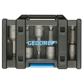 Gedore 666-006 Bit-Box Steckschlüssel Maschinenaufnahme 6-tlg.