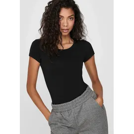 Only Onllive Rundhalsshirt Schwarz M