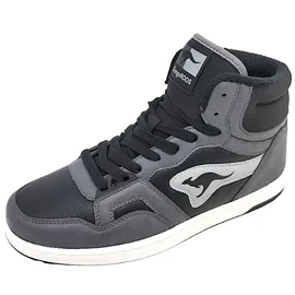 KangaROOS K-Slam Point Mid Uni Stiefel in Grau, Größe 39 - Schwarz