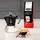 Bialetti Moka Induction 2 Tassen schwarz/silber