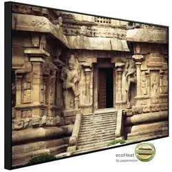 papermoon Infrarotheizung »EcoHeat - Gangaikonda Cholapuram Tempel«, Matt-Effekt - bunt