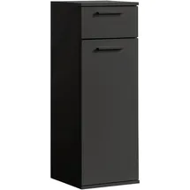 mokebo Der Matrose Bad-Beistellschrank 33 x 91 x 34 cm Schwarz
