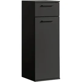 mokebo Der Matrose Bad-Beistellschrank 33 x 91 x 34 cm Schwarz
