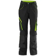 EDE FORTIS Damen Bundhose 24, Schw./limegreen, Gr. 54