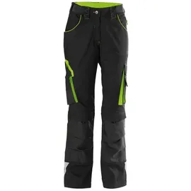 EDE FORTIS Damen Bundhose 24, Schw./limegreen, Gr. 54