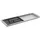 TecLines Untertisch Schublade TUS002A  L  inkl. Schloss  silber