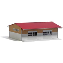 Moderne Landwirtschaftshalle (Bausatz) Modell von Busch 1:87