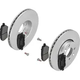 F.Becker_Line Bremsensatz, Scheibenbremse vorne für RENAULT CLIO III - Bremsen Set Bremsenset Bremsanlage