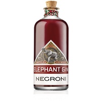 Elephant Gin Negroni, 28% ABV, 700ml - Fertig zum Trinken | Fassgereifter Negroni | Keine künstlichen Zusatzstoffe