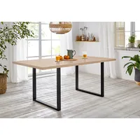 Forte Esstisch, Breite 160 cm, Kufengestell im Industrial Look