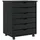 vidaXL MOSS Aktenschrank 0,0 x 0,0 x 0,0 cm Schwarz