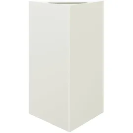 vidaXL Dreieckig 40 x 34,5 x 70 cm Weiß