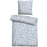 Castell Bettwäsche Blümchen Polycotton Biber Einzelbett, 2tlg.