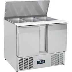 Saladette für Vorbereitung 2 Türen 1045 CSAP2P1045 Casselin