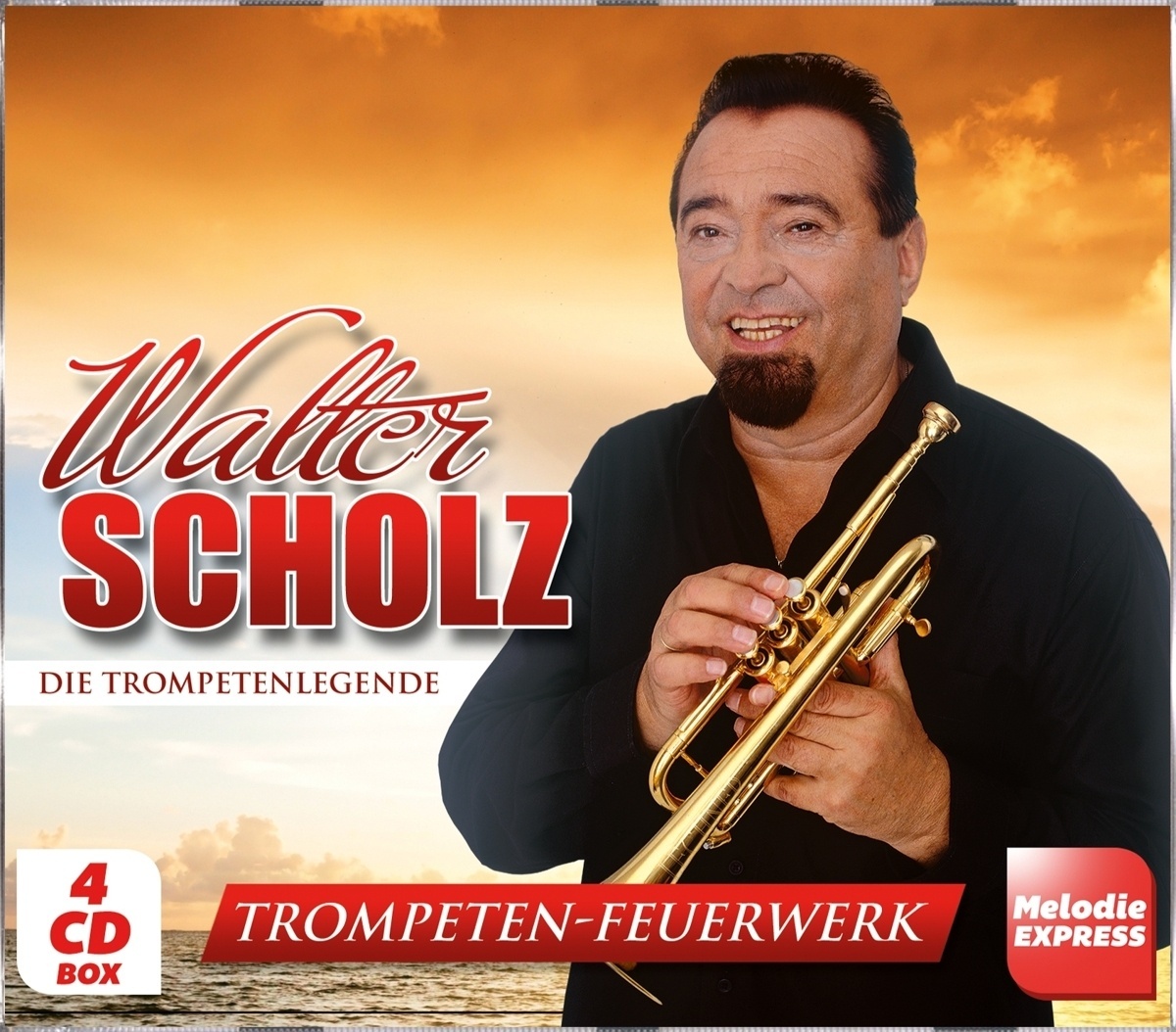Walter Scholz - Trompeten-Feuerwerk 4er-CD - Walter Scholz. (CD)