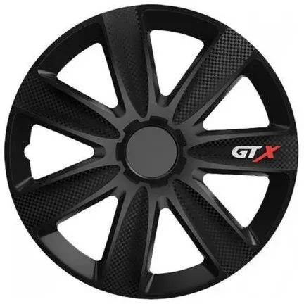 Radkappen GTX CARBON BLACK - 15 Zoll
