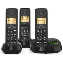 Gigaset Pure 100 AM Trio schwarz