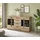 Home Affaire Wohnwand Cantara, Anbauwand, Wohnzimmer-Set, in Eiche Evoke, Weiß oder Kaschmir, (Set, 4-St), enthält zwei Vitrinen, ein Sideboard und ein Wandboard braun 290 cm x 200 cm x 42 cm