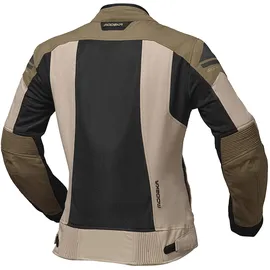 Modeka Khao Air II Motorradjacke Schwarz/Sand/Khaki 48