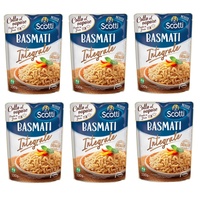 6 Riso Scotti Basmati Integrale Gedämpfter Fertigreis Vollkorn-Basmati Reis 230g