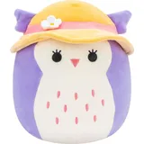 Squishmallows Holly Eule mit Sonnenhut - 19 cm (7,5")