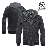 Brandit Textil Dayton Jacket schwarzed washed S