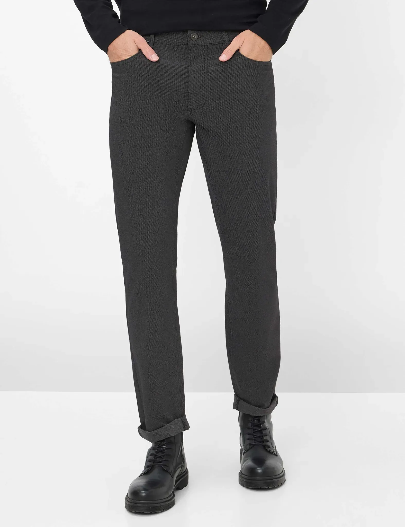 Brax Herren Five-Pocket-Hose Style CHUCK PERMA BLACK, perma schwarz, Gr. 48/34